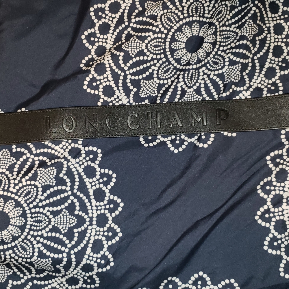 Longchamp leather bag strap